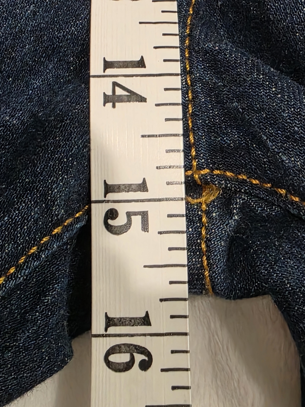 Levi's Dark Blue Denim Jean Shorts - Five-Pocket Style - Picture 8 of 10